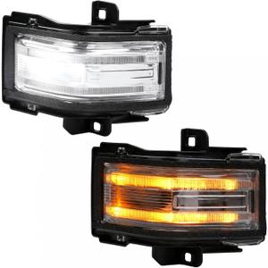 Driver Passenger Side Towing Mirror Turn Signal Light Compatible with Ford