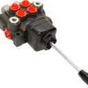 Hydraulic Control Valve with Joystick, 2 Spool 11GPM Hydraulic Directional Valve for Log Splitters, Tractors Loaders