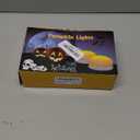 2-Pack Large Halloween Pumpkin Lights with Remote and Timer - White Pumpkin Lights Battery Operated Halloween Decor - Bright Jack-O-Lantern Decorations