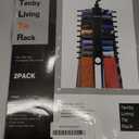 2-Pack Black Tie Rack, Organizer, Hanger, Holder - Affordable Ti.