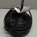 16/3 10A 125V 1250W 100 Ft Outdoor Extension Cord Waterproof, Weatherproof & Flame Retardant Black 3 Prong Power Cord Outside for Lawn & Garden, SJTW ETL Listed