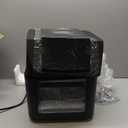 Gourmia Air Fryer - 14 Qt All-in-One Oven with Rotisserie, Digital Display with 12 Presets, Roast, Bake, Broil, Dehydrate, Dishwasher Safe Accessories, Black