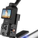 Metal Magnetic Mount Cage for DJI OSMO Pocket 3 Accessories, Pocket3 Aluminum Protective Case Multifunction Frame with Various Expansion Adapters, Super Strong, Magnet Stand, Black