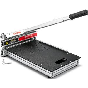 17mm Thick Upgrade Stability Heavy Laminate Floor Cutter,13" Professional Vinyl Flooring Cutter with 15 /30 /45Adjustable Angle Settings,Cuts Laminate, LVP,LVT,SPC,Engineered Hardwood (Black)