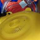WELLFUNTIME 2 in 1 Inflatable Water Slide & Bouncy Castle with Blower, Water Park with Sprayers, Deep Pool, Dartboard & Basketball Hoop