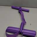 21 Fitness Resistance Bands-4 Tube Pedal Ankle Puller,Upgraded Stretch Bands for Exercise Sit Up Exercise Equipment,Multifunction Tension Rope,Foot Pedal Resistance Bands for Women Men (Purple)