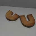 DoubleFill Set of 2 Wooden Arch Decor Boho Wood Rainbow Arch Decorative Objects Modern Shelf Decor Aesthetic for Table Shelf Mantel Living Room Decor
