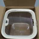 Clear Coffee Pod Holder with Lid, Coffee Pods Storage for Counter, Small Food Storage Organizer Bins, Clear Plastic Bins for Pantry, Kitchen, Cabinet Organization and Storage (Small-Cube)