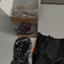 Povinmos Inflatable Travel Pillow, Airplane Neck Pillow for Sleeping, Supports Head and Chin for Airplanes, Trains, Cars and Office Napping with 3D Eye Mask and Earplugs and Portable Drawstring Bag