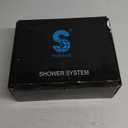 SR SUN RISE SRSH-D1203 12 Inches Bathroom Luxury Rain Mixer Shower Combo Set Wall Mounted Rainfall Shower Head System Polished Chrome Shower Faucet Rough-in Valve Body and Trim Included (12 Inch, Polished Chrome)