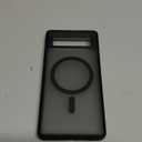 NO.1 Magnetic for Google Pixel 7a Case [Compatible with MagSafe][Anti-Fingerprint][Slim Fit][Military Shockproof] Translucent Matte Hard Back Pixel 7a 5G Phone Cover, Black