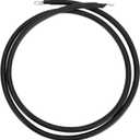 1 Pc Battery Inverter Cable 2 AWG Gauge 6FT 5/16" Lug Battery Cable Universal for Car Vehicle Boat RV Solar Tinned Copper Black