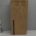 BAYKA White Floating Shelves for Wall  Rustic Wood Wall Shelves with Metal Brackets for Bathroom, Bedroom, Kitchen, or Living Room Decor Organization  Set of 3, Sturdy Storage with 22lb Capacity (15.7inches, C. White - Modern Minimalist Style)