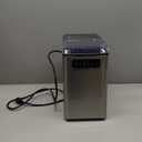 Aeitto Nugget Ice Maker Countertop, Pellet Ice Machine Soft Chewable Ice 40lbs/Day, One-Click Operation, Auto Self-Cleaning Crushed Ice Makers Stainless with Scoop for Home/Kitchen/Office (Silver)