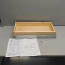 Pull Out Cabinet Organizer, 1PC 12 W x 21 D Soft Close Slide Out Wood Drawer Storage Shelves for Kitchen, Base Cabinet Organization for Pantry, Finished, Heavy-Duty, Bottom Assembly