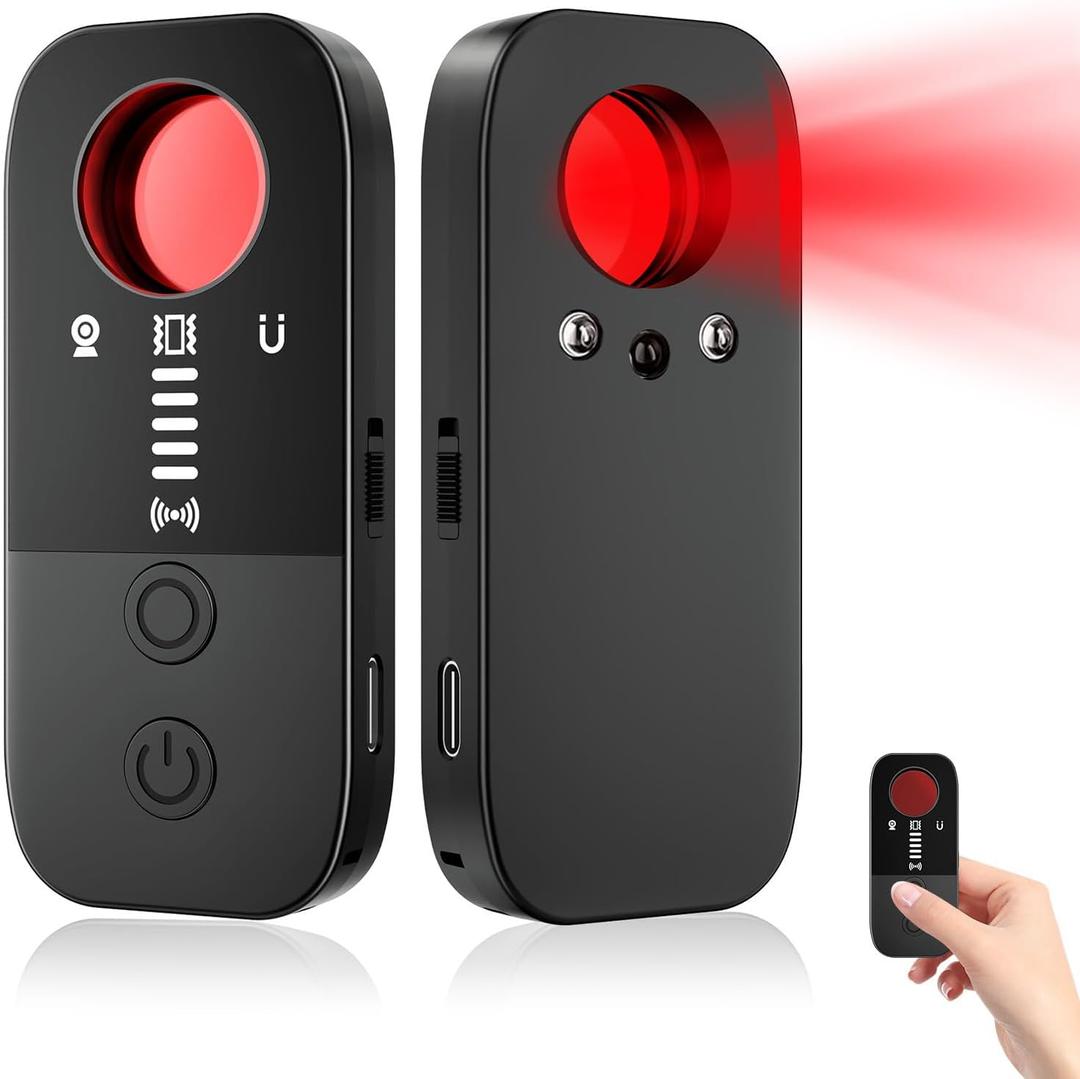 Hidden Camera Detectors & Bug Detector, 2026 Upgraded Spy Camera Finder with 7 Modes | Detects RF Signals & GPS Trackers for Hotel, Office, Bathroom & Car | Portable with 720-Hour Battery