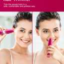 ZORAMI Rechargeable Ear and Nose Hair Trimmer - 2026 Professional Painless Eyebrow & Facial Hair Trimmer for Men Women, Powerful Motor and Dual-Edge Blades for Smoother Cutting Magenta