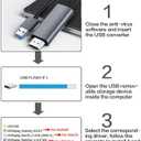 USB to HDMI Cable, Built-in Drivers, 6FT USB A to HDMI Male Cable HD 1080P Monitor Converter Cord with Audio for Desktop, Laptop, Monitor, Projector, HDTV Compatible with Windows/MAC /Android OS