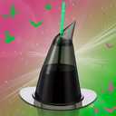 40 oz Witch Hat Cup & Straw Witch Party Hat Drinking Cup Reusable Drinking Tumbler for Movie Themed Princess Theme Birthday Gift