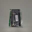 Sunpour Womens Leather Wallet RFID Blocking Slim Bifold Credit Card Holder Travel Wallet with Double Zipper Pocket (Black)