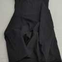 QINSEN Womens Open Back Tennis Dress Sleeveless Built in Shorts Golf Athletic Dress with Pockets (Small, Black)