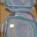 Snapware Total Solution 24-Pc Glass Food Storage Container Meal Prep Set with Plastic Lids, 4-Cup, 2-Cup & 1-Cup, BPA-Free Lids with 4 Locking Tabs, Microwave, Dishwasher, and Freezer Safe