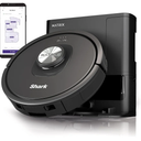 Shark RV2310AE Matrix Self-Emptying Robot Vacuum with Bagless, 45-Day Capacity, Self-Cleaning Brushroll for Pet Hair, No Spots Missed on Carpets & Hard Floors, Precision Home Mapping, Wi-Fi, Black
