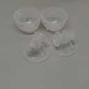 Two Full Milk Collector Cup Sets with 17mm Flange Compatible with Momcozy S12 Pro/S9 Pro Breast Pump, NOT for S9/S12, Replacement Pump Parts with Duckbill Valve, Flange, Diaphragm, Linker, Collector (2p Overall-17mm)