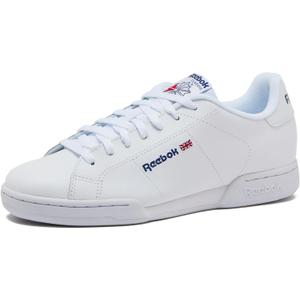Reebok NPC II Sneakers for Men, Casual Tennis Mens Shoes, White/White, 12