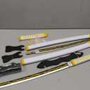 Demon Slayer Sword for Kids 31inch - Bamboo Blade with Belt and Sword Stand - Anime Sword Original TextureDemon Slayer Katana for Cosplay Purpose(Agatsuma Zenitsu-31inch)