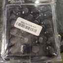 Set of 4 12x1.25 Veritek Gloss Black Acorn Bulge Tuner 1.40 Inch Wheel Locks for Select Infiniti Nissan Subaru Factory Wheels and Aftermarket Custom Wheels