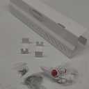 Under Desk Cable Management Tray no Drill  Wire Management - Cord Organizer  Huge Load Capacity  Under Desk Cable Tray no Drill (White, 1 Piece Set)