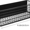 Cabilock Magnetic Spice Holder for Refrigerator Door 9.64X3.93X3.14In Kitchen Magnetic Storage Rack with Fridge Organizer for Spices and Seasonings