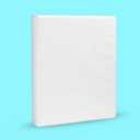 Amazon Basics 3-Ring Binder, 1-Inch, Customizable, with Pockets for Organization, White, 1-Pack