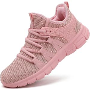AOE Womens Fashion Walking Running Shoes Ultra Lightweight Breathable Mesh Tennis Shoes Non Slip Athletic Workout Gym Sneakers, Size: 6 Women/5 Men