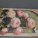 Vintage Blush Pink Peony Floral Canvas Wall Art Soft Warm Flower Wall Decor, 24"L x 16"W