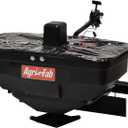 Agri-Fab 45-0627 Zero Turn Mower Electric Spreader, 125 lb Hopper Capacity, Grass, Seed, and Fertilizer Spreader, Spread Width up to 12 ft, Black