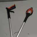 Grabber Reacher Tool, 32" Grabbers for Elderly, Lightweight Extra Long Handy Claw Grabber, Mobility Aid Reaching Assist Tool for Pick Up, Nabber, Litter Picker, Arm Extension (Orange1)