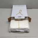 AiAngu 100% Viscose Derived from Bamboo_Sheets Queen Size 4pcs, Cooling & Breathable Bed Sheets for Hot Sleepers, Hotel Luxury Silky Bedding Sheets, 16" Deep Pocket(White)