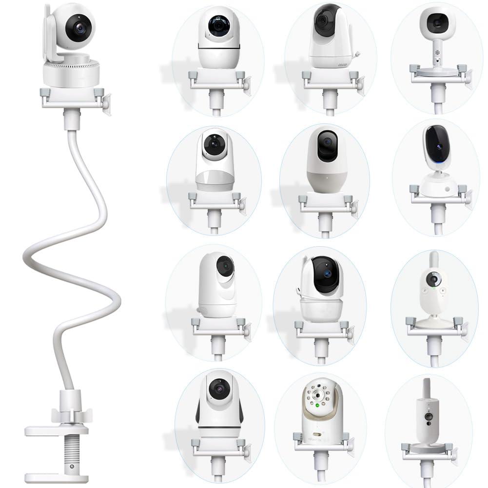 Baby Monitor Mount Baby Kamera Holder Compatible with Momcozy,Nanit Pro & Flex Stand, Hellobaby,Blemil,Comfyer BM01,Infant Optics,ANMEATE SM935E,Vava,Motorola
