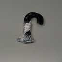 Hillman 851984 Black Vinyl Coated Large Curved Drive Hook, Pack Of 7