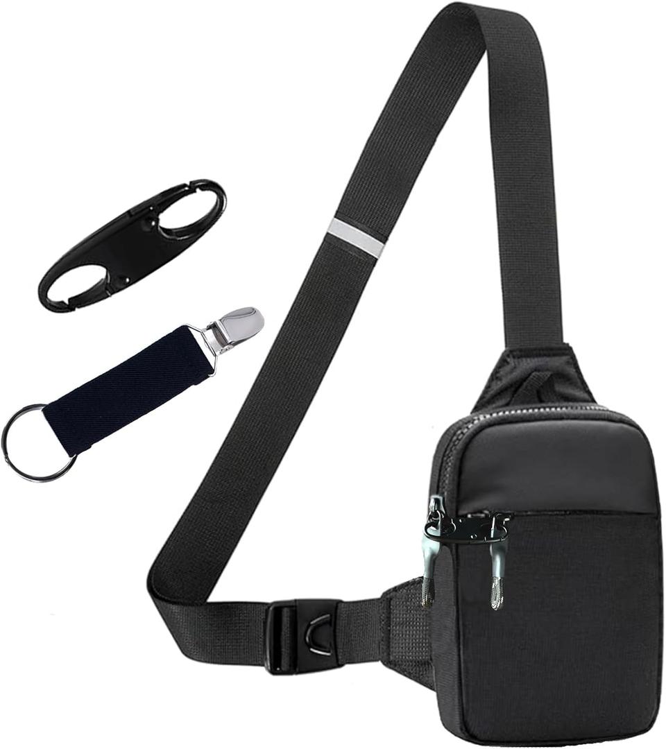 Mini Sling Bag for Men Crossbody,Small Chest Bag Casual Trendy Waterproof Lightweight Phone Crossover Daypack