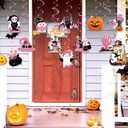 3 x 24pc Pink Halloween Party Hanging Swirls Decorations - Cute Ghost Pumpkin Ceiling Streamers for Themed Party