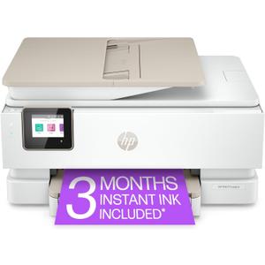 HP ENVY Inspire 7958e Wireless All-in-One Color Inkjet Printer, Print, scan, copy, Duplex printing best-for-home, 3 month Instant Ink trial included (327A7A)