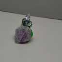 Vintage Soap Dispenser for Bathroom,Glass Kitchen Soap Dispenser with Pump,Farmhouse Antique,Cute Small Rustic Decor(Purple)