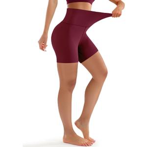 2 x Laite Hebe Biker Shorts Women High Waisted Tummy Control- 5"/8"/Capri, Ultra-Comfort for Workouts, Yoga & Daily Wear