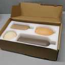 Modern Ceramic Vase Set, Neutral Colors, Decorative Vases for Home Shelf Decor, 4 Piece Collection, Happy Birthday Gifts for Women Mom Her Friend Sister Wife Grandma, Self Care Gift