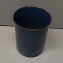 Utensil Holder, Ceramic Kitchen Utensil Crock for Countertop Cooking, Modern Utensil Caddy Jar Organizer for Farmhouse Kitchen Counter Décor, Flambe Blue