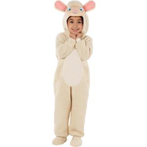 Morph Kids Lamb Costume - Toddler Sheep Jumpsuit - Animal Outfit for Kids - Cute Lamb Jumpsuit for Dress Up (3-4 years)