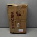 EHEYCIGA Cardboard Cat Scratcher House, 17-Inch Corrugated Cat Scratcher for Indoor Cats, Kitten Scratching Board Pad, Brown